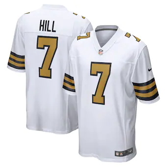 mens nike taysom hill white new orleans saints alternate ga